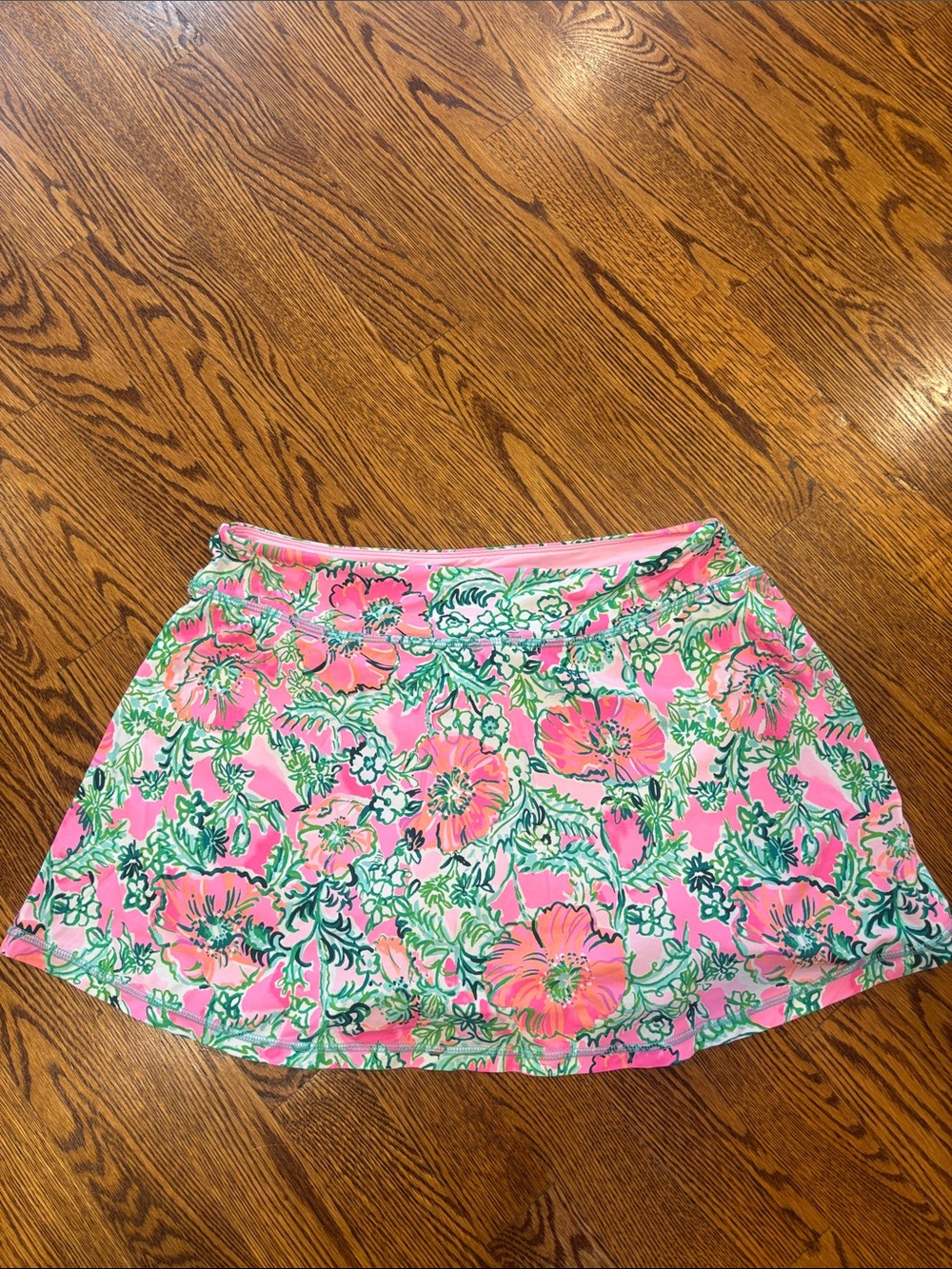 Lilly Pulitzer Pink & Green Tennis Skirt - Picture 4 of 4